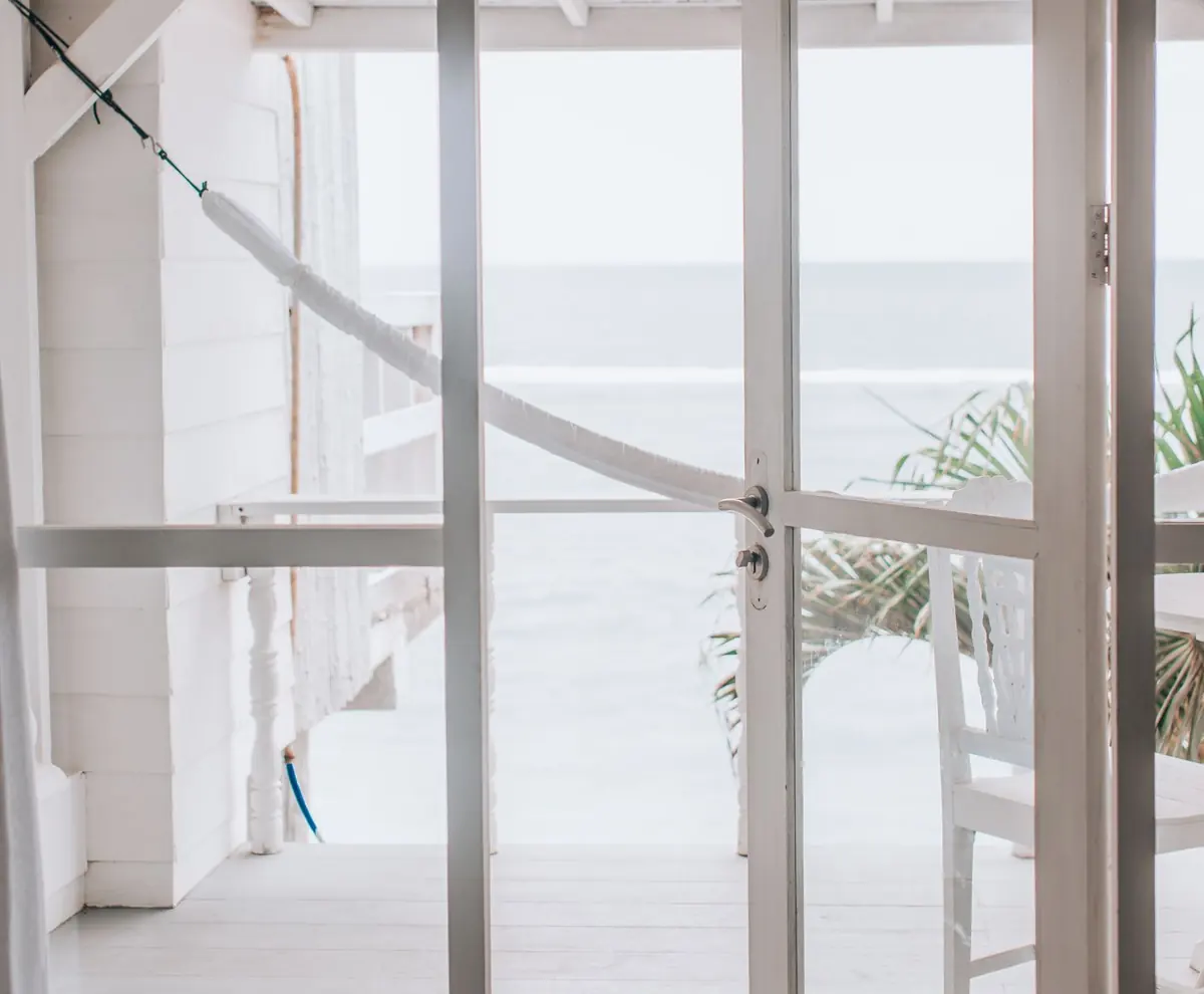 The front door