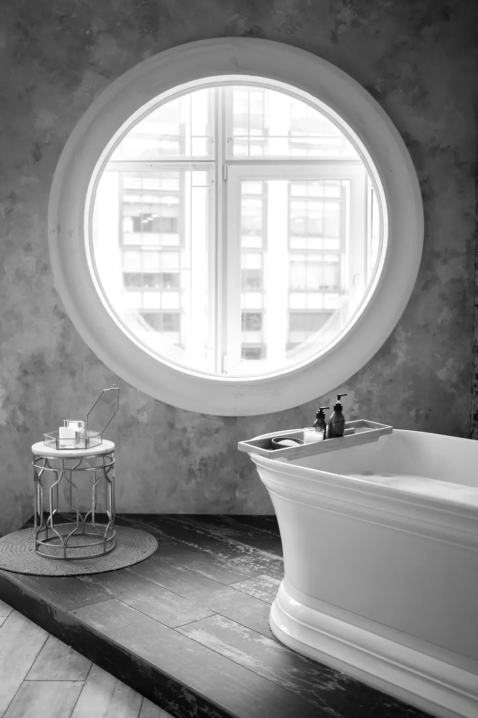 The bathroom